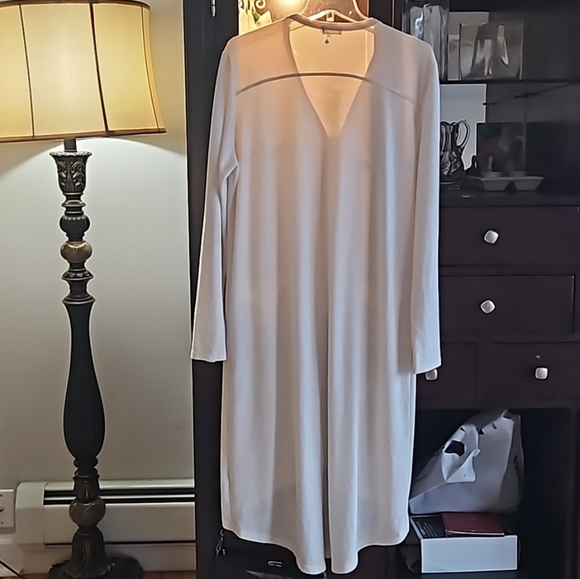 Viscose Blend Maxisweater long cardigan pockets quite Soft - Picture 3 of 12